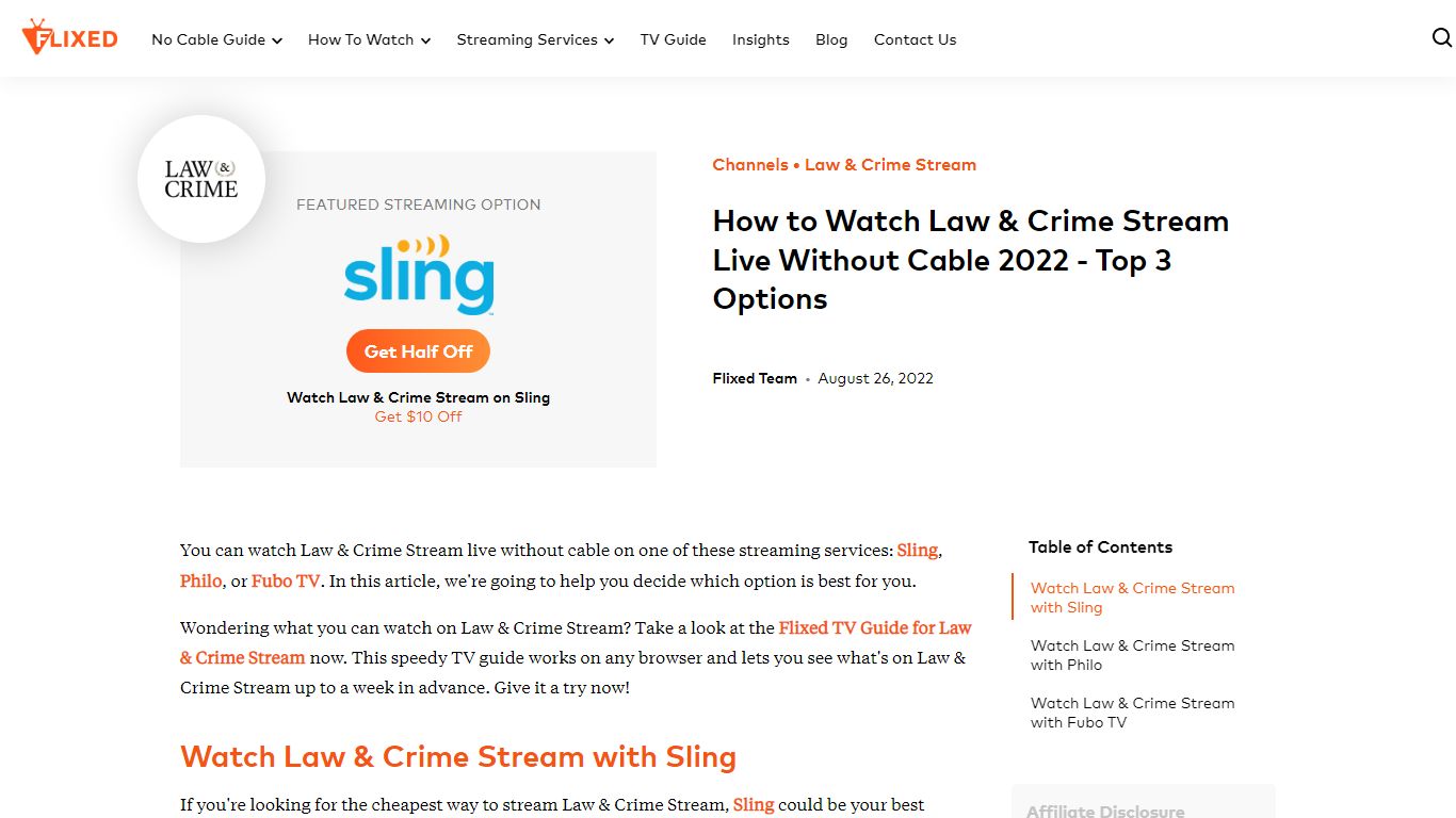 How to Watch Law & Crime Stream Live Without Cable 2022 - Top 3 Options